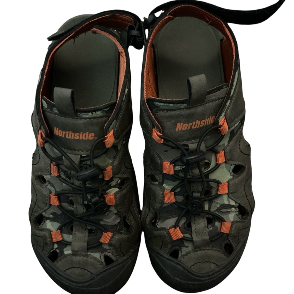 Northside Green and Orange Sandals Durable Outdoor Footwear